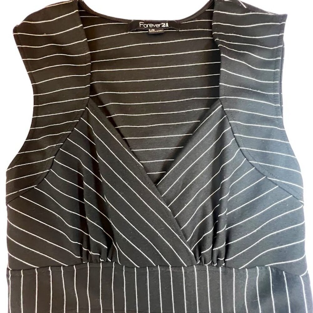 Forever 21 Black Dress Size L - Picture 2 of 6